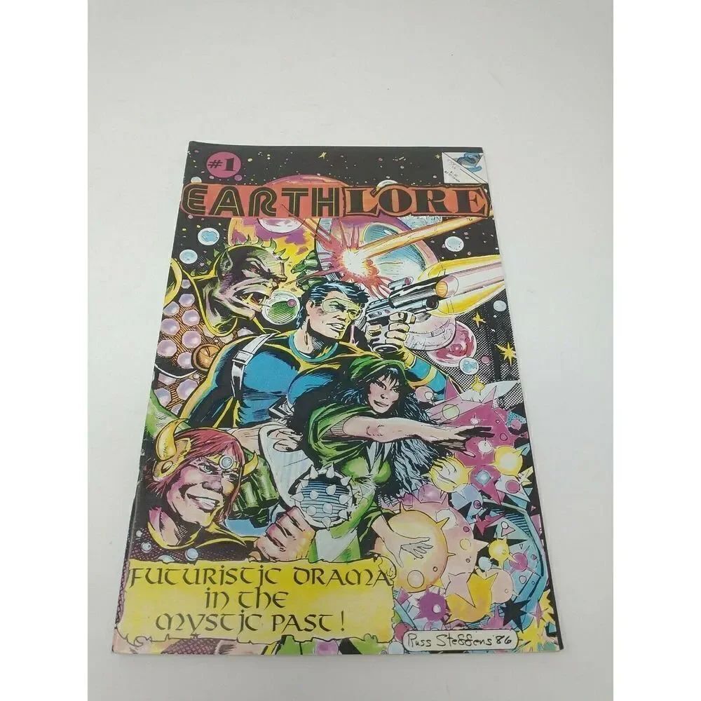 Earthlore No 1 Comic By Eternity Comics Boarded and Bagged Futuristic Drama Past
